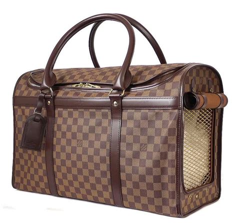 louis vuitton pet carriers small dogs|Louis Vuitton pet collar.